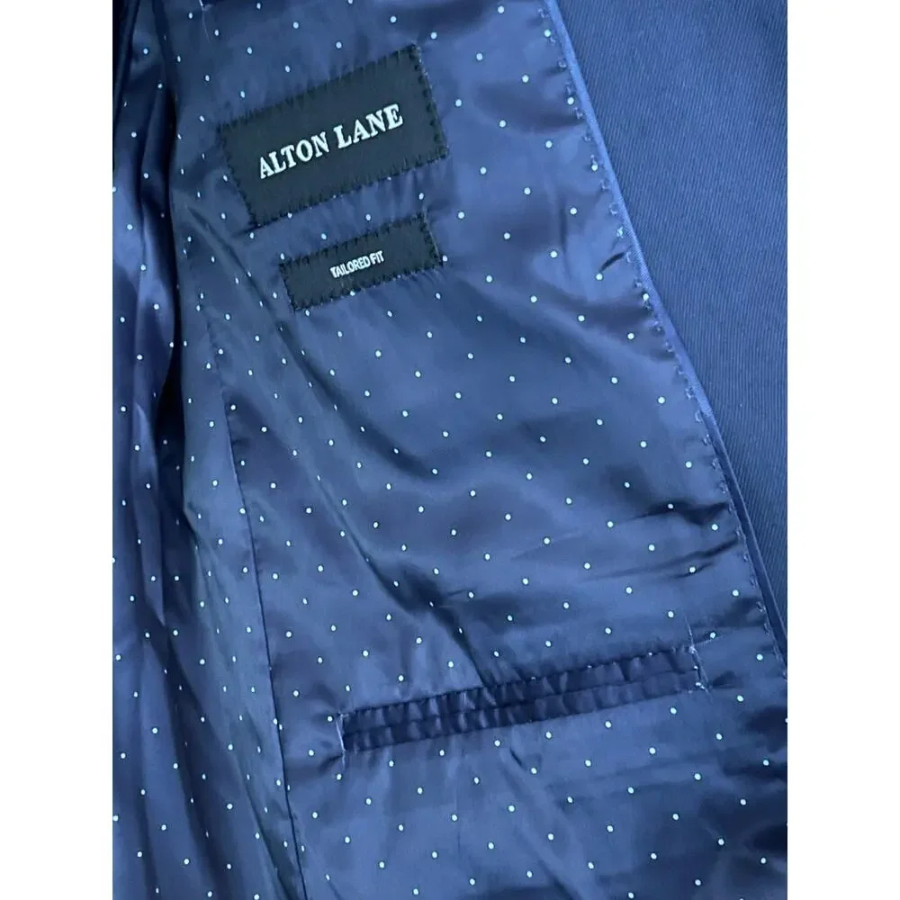 Alton Lane Mens 42 R Navy Blue Single Breasted Sport Coat Blazer Jacket NWOT